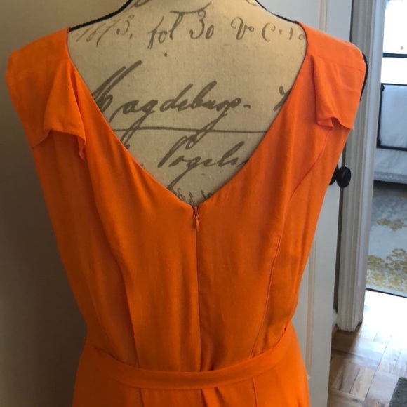 HOST PICK 🔥🔥🔥🔥🔥🔥🔥Orange Ann Taylor Dress Size 6 - Picture 6 of 8